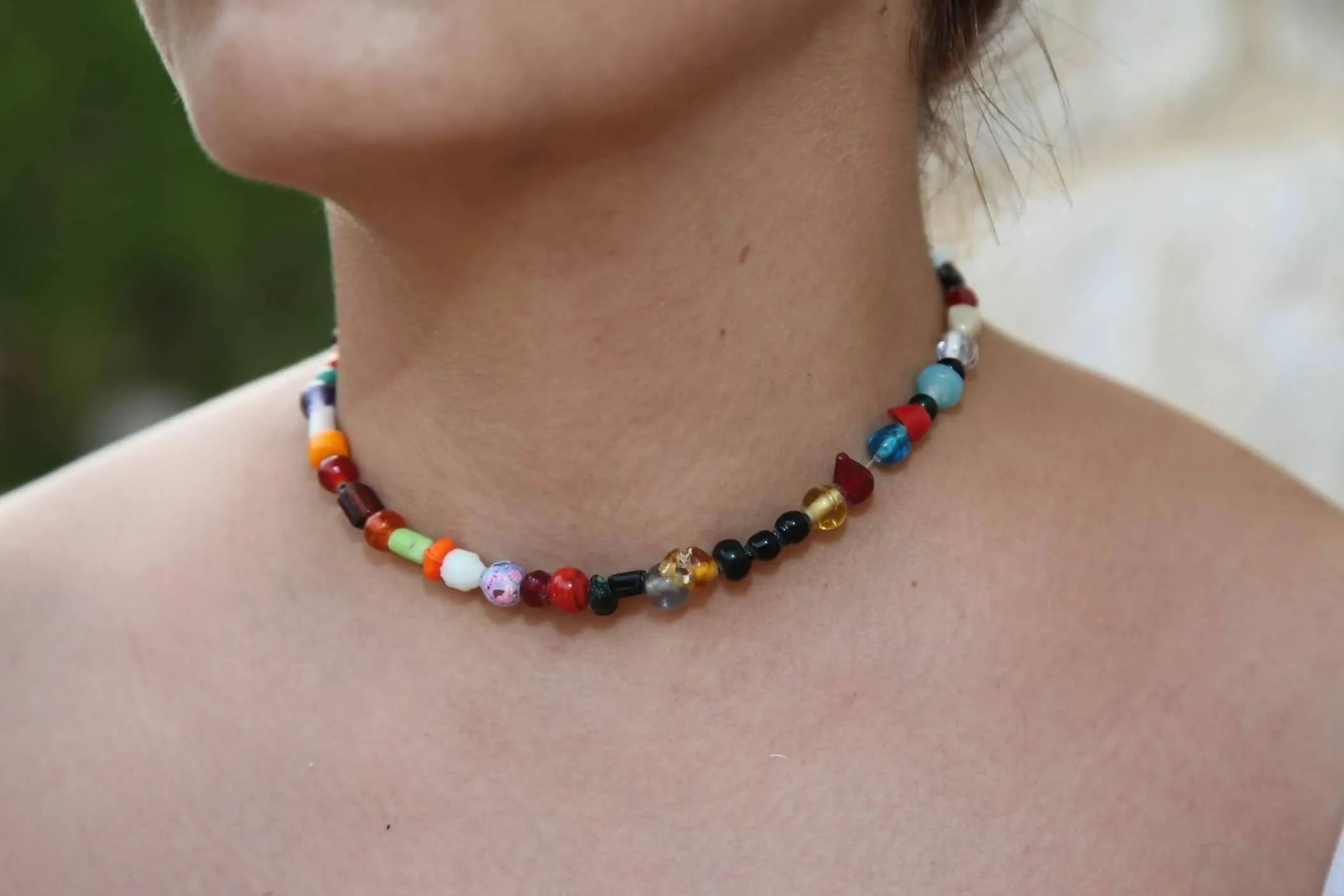 Multicolor choker- From la joie des cha?nes