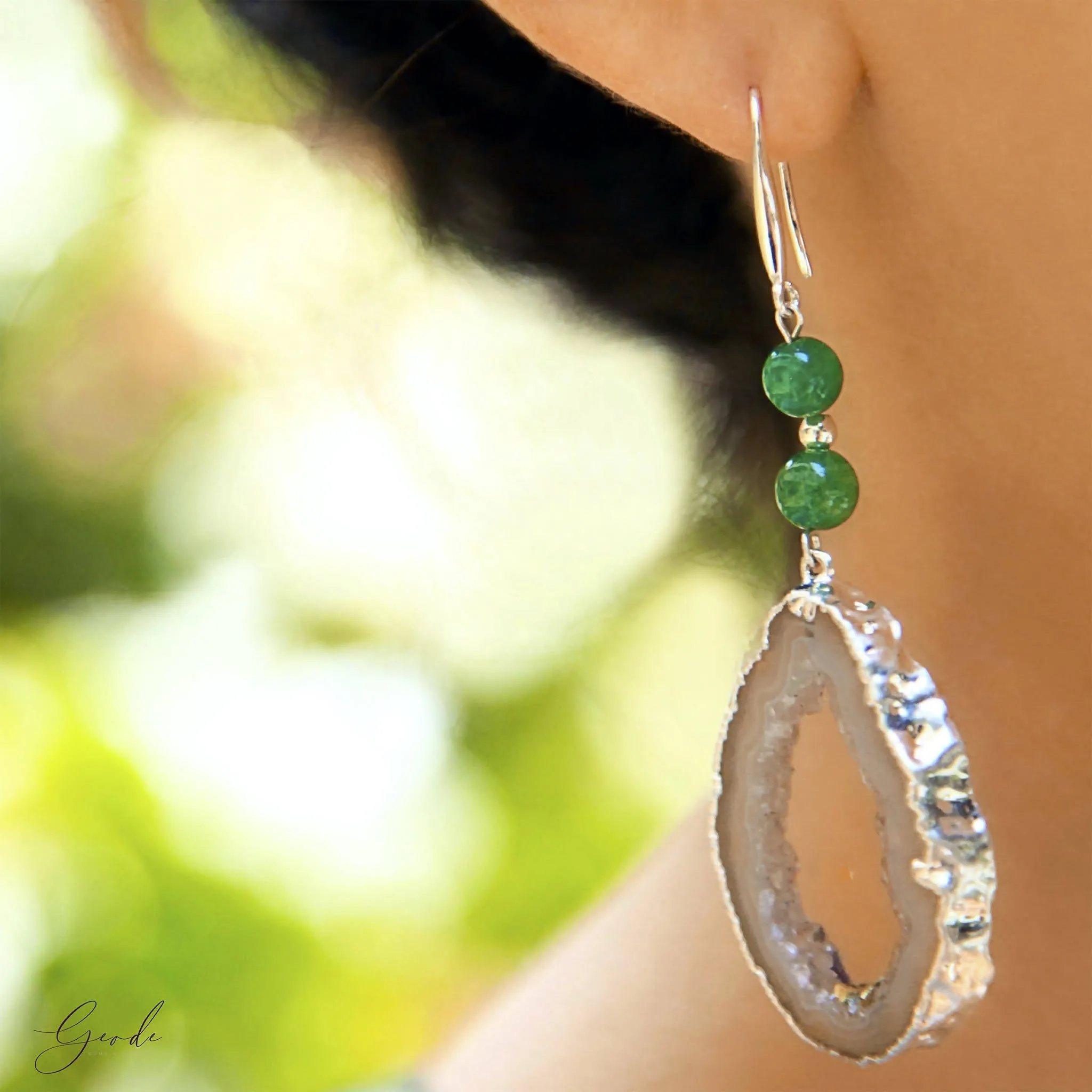 Muse Earrings - Geode Gems