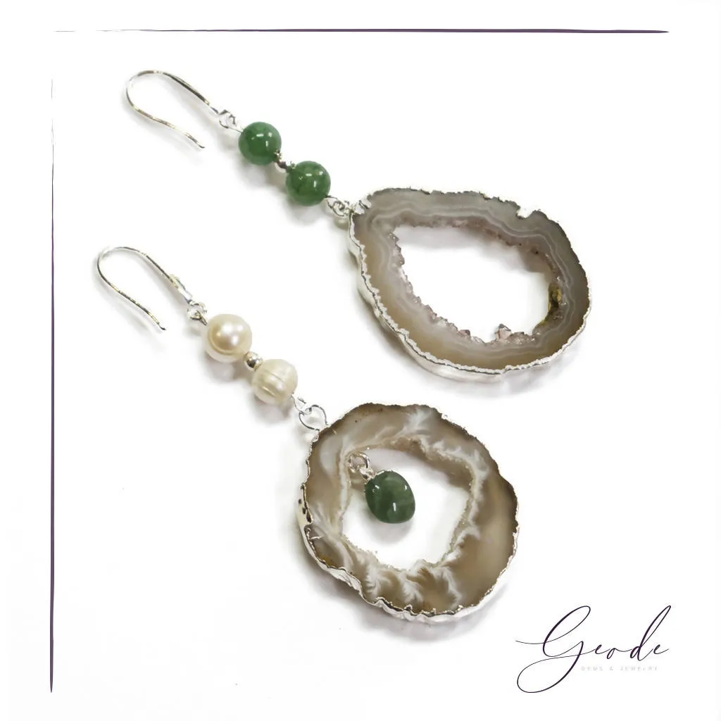 Muse Earrings - Geode Gems