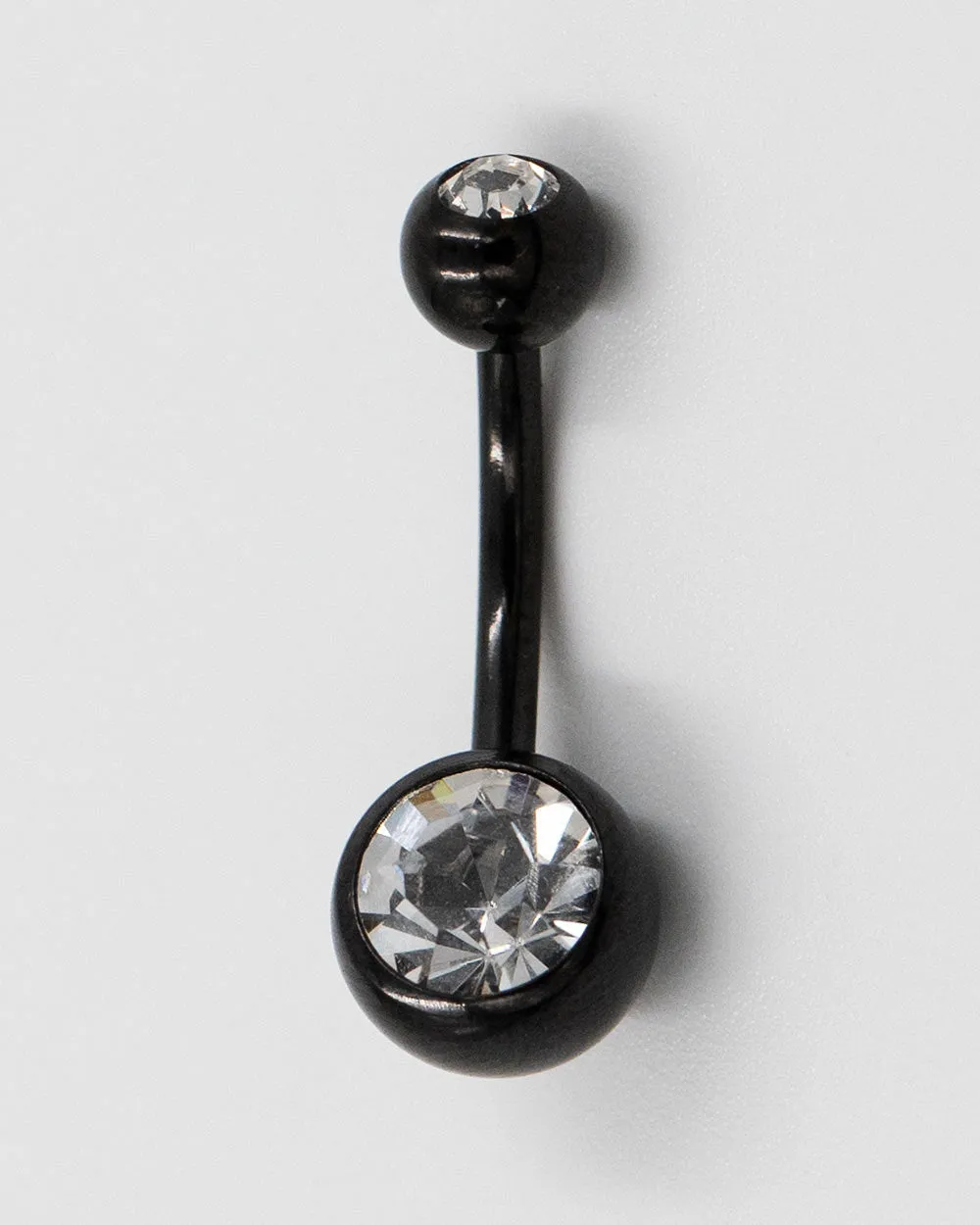 Onyx Serpent Sparkle Navel Barbell