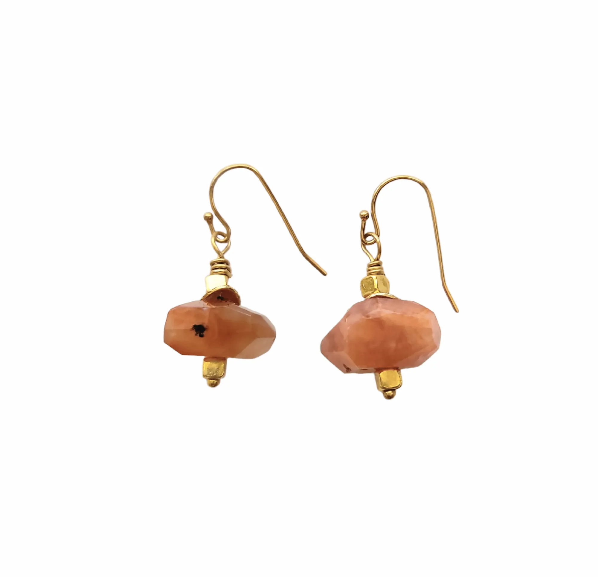 Orange Agate Earrings