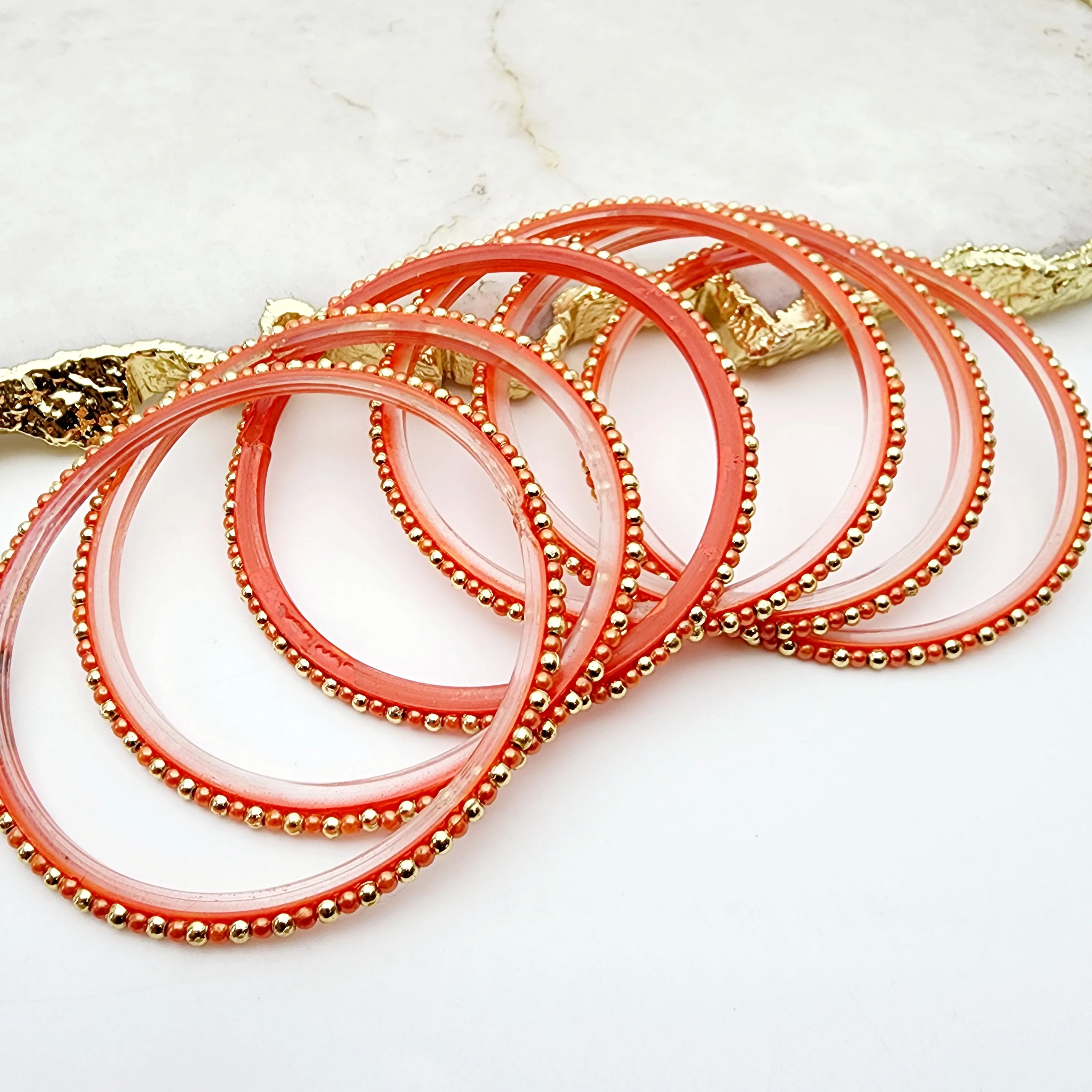 Pamela - Glass Bangles