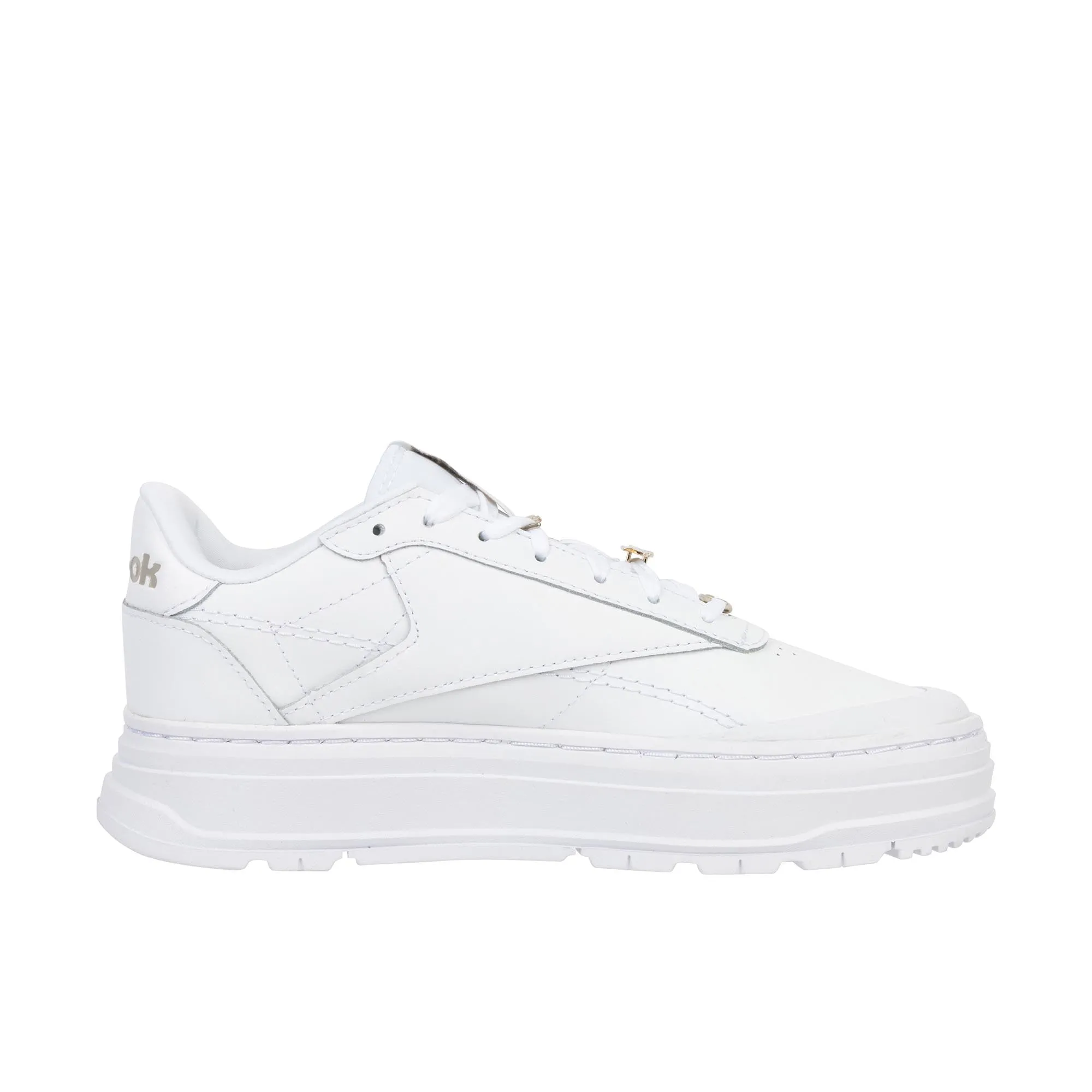 Reebok Womens Club C Double Geo White/White/Moonstone