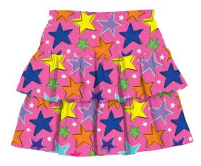 Ruffle Skort - Bright Stars