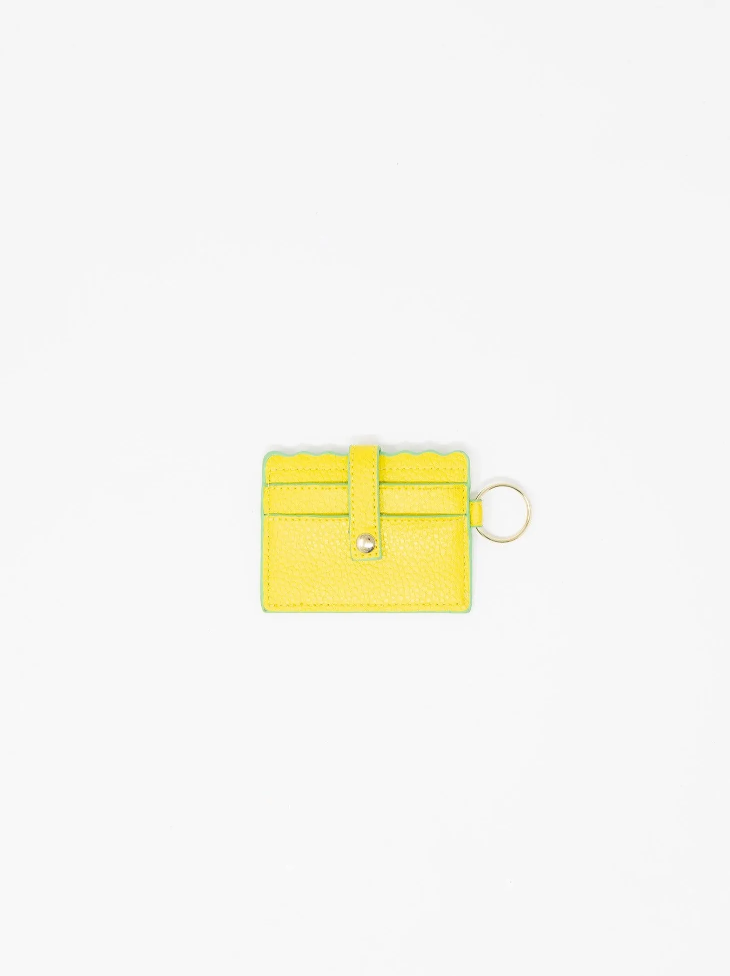 Scallop Two Toned Card Holder