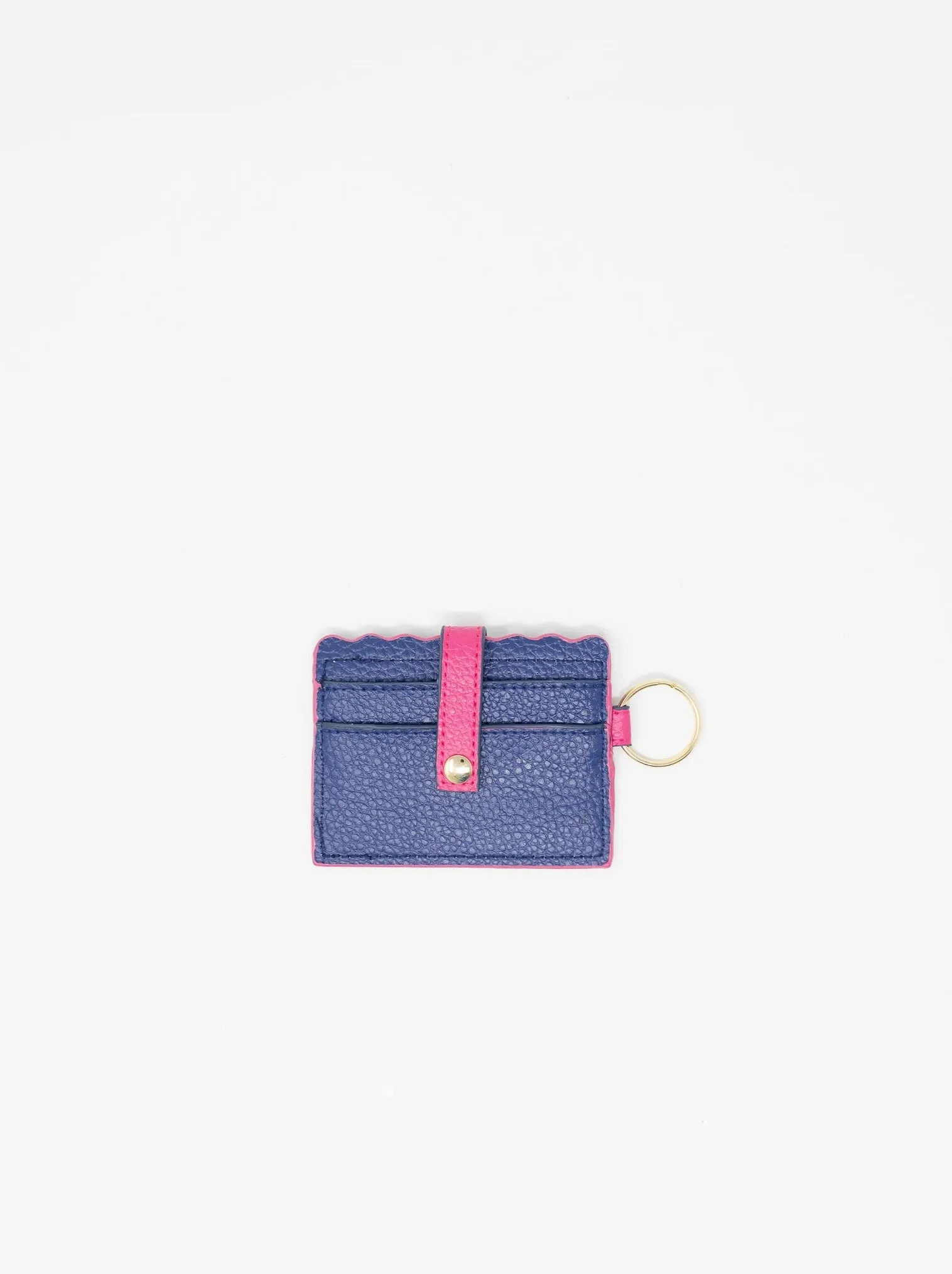 Scallop Two Toned Card Holder