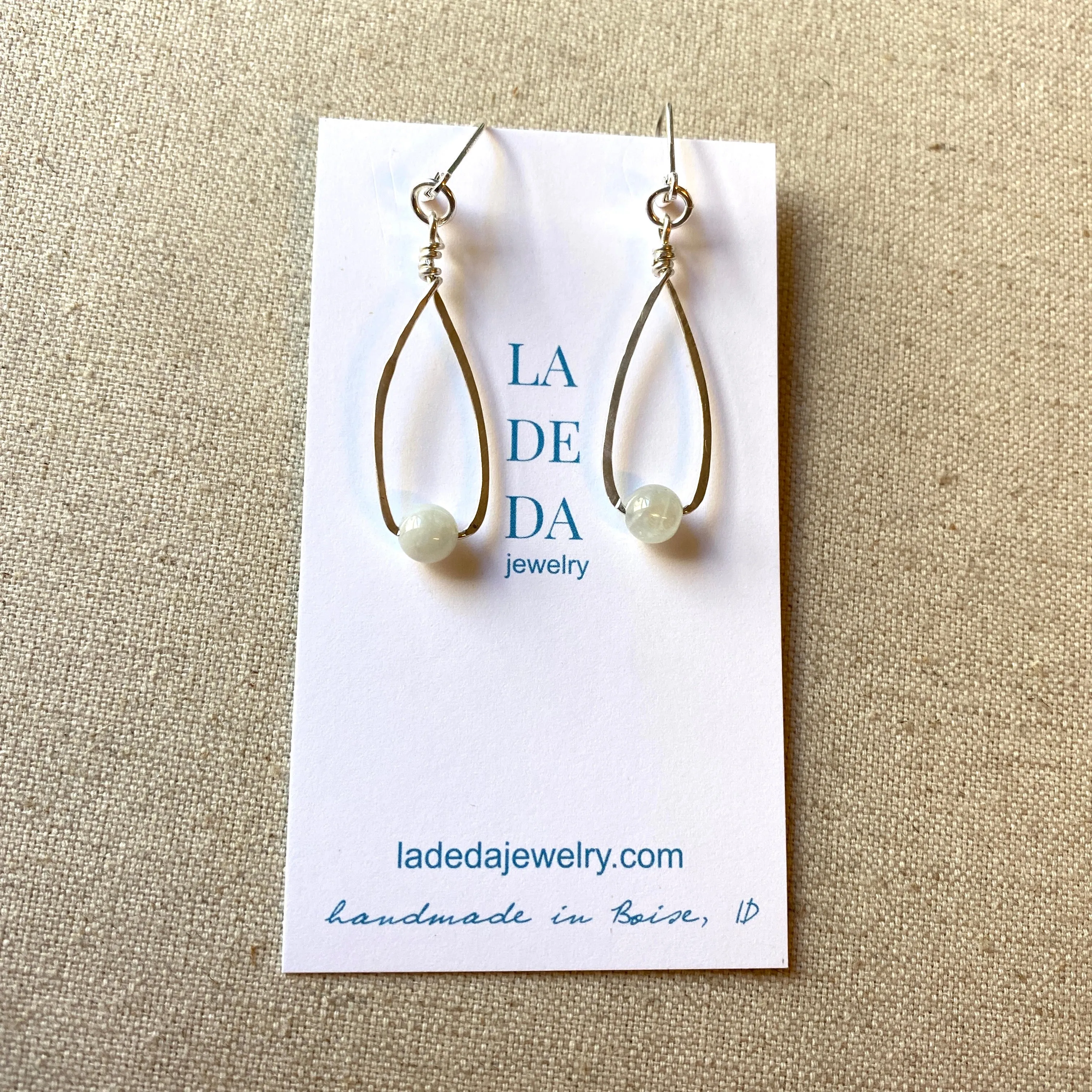 Siberian Moonstone Earrings