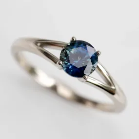 Split Shank Basket Solitaire with Malawi Sapphire