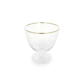 The Etched Glass, Set of 6 - Gold Margarita / Glass