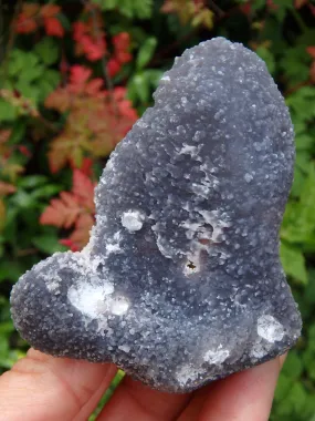 Unique Grape Agate Free Form With Caves From Indonesia