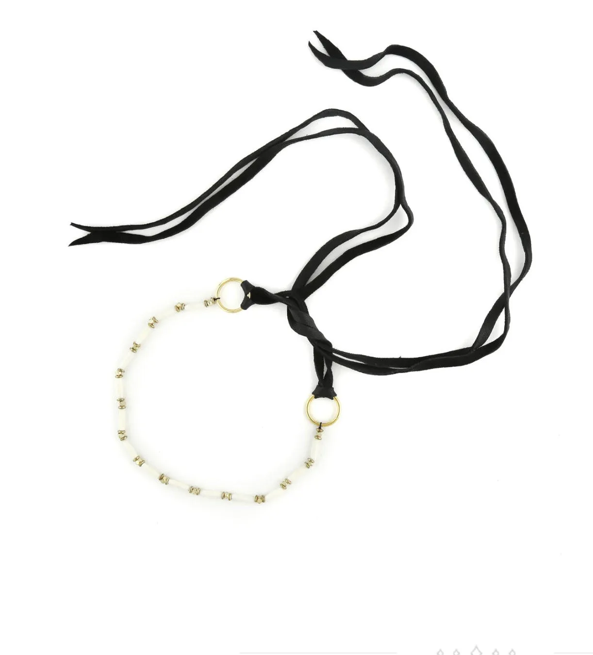 Vanessa Mooney The Dallas Choker White