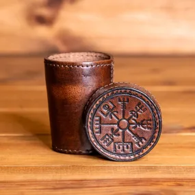 Vegvisir Leather Dice Shaker