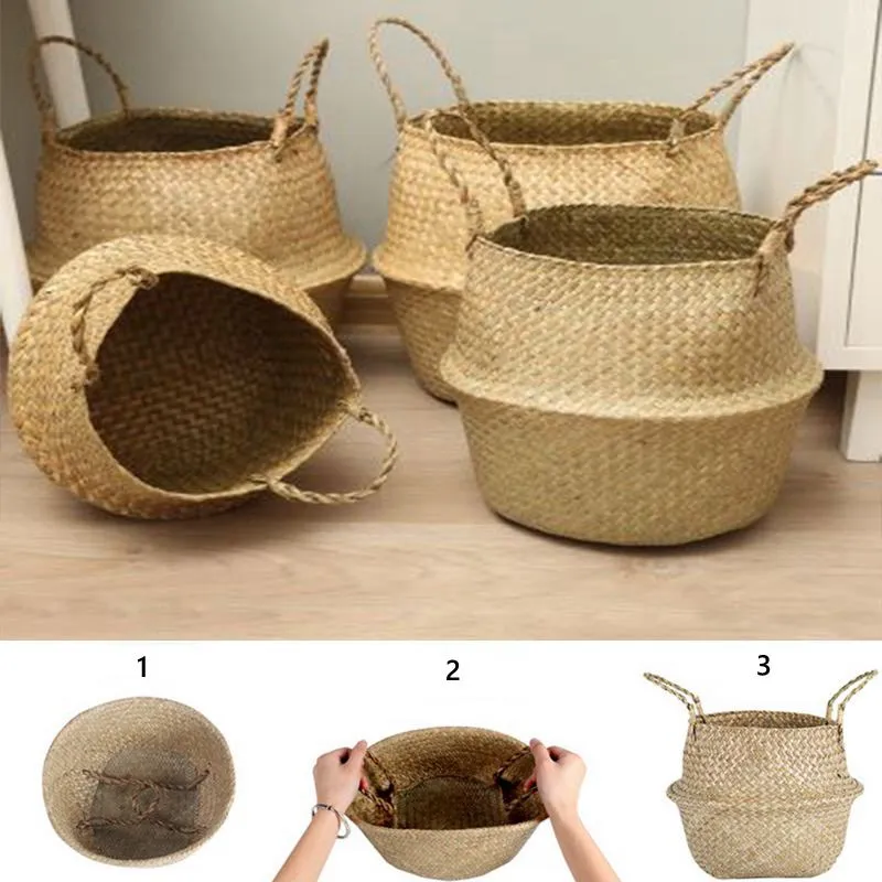 Versatile Seagrass Basket | Flower Pot | Storage Basket | Hanging Planter