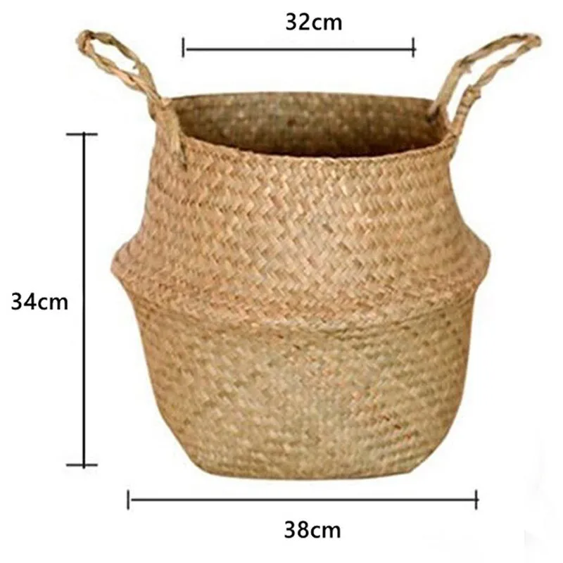 Versatile Seagrass Basket | Flower Pot | Storage Basket | Hanging Planter