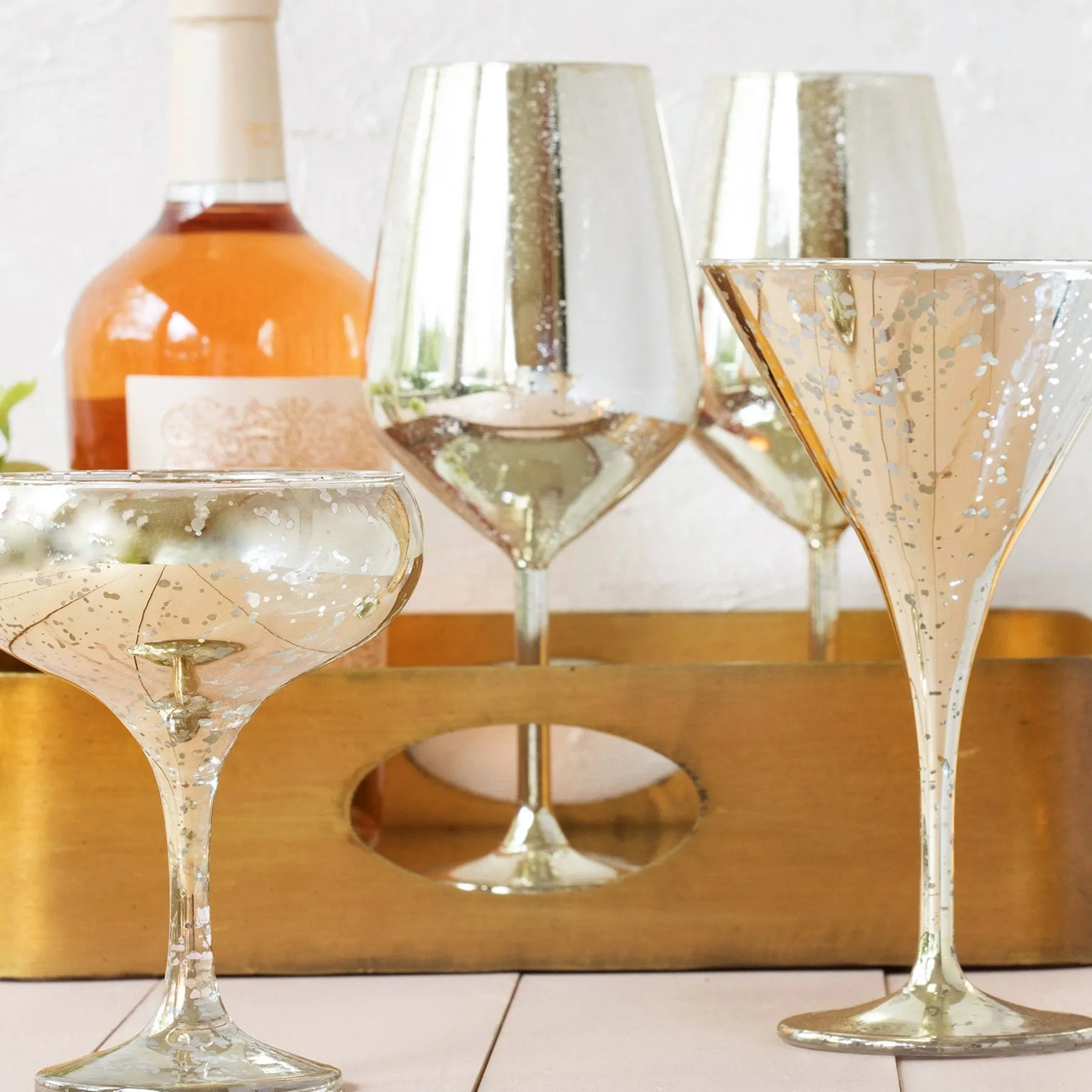 Vietri Gatsby Wine Glass