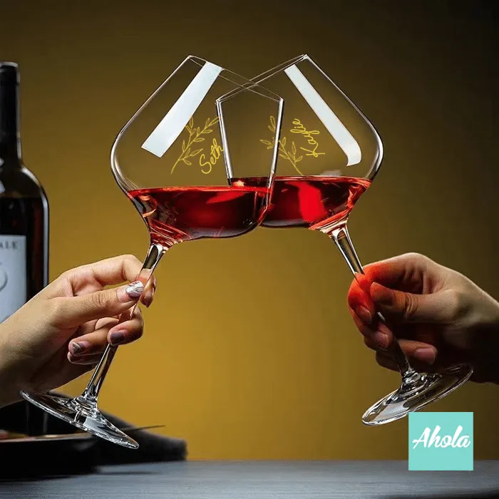 【Vin】Personalizable Wine Glass 刻字紅白酒杯