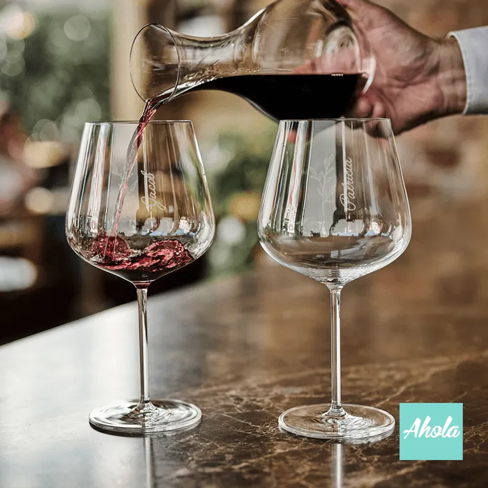 【Vin】Personalizable Wine Glass 刻字紅白酒杯