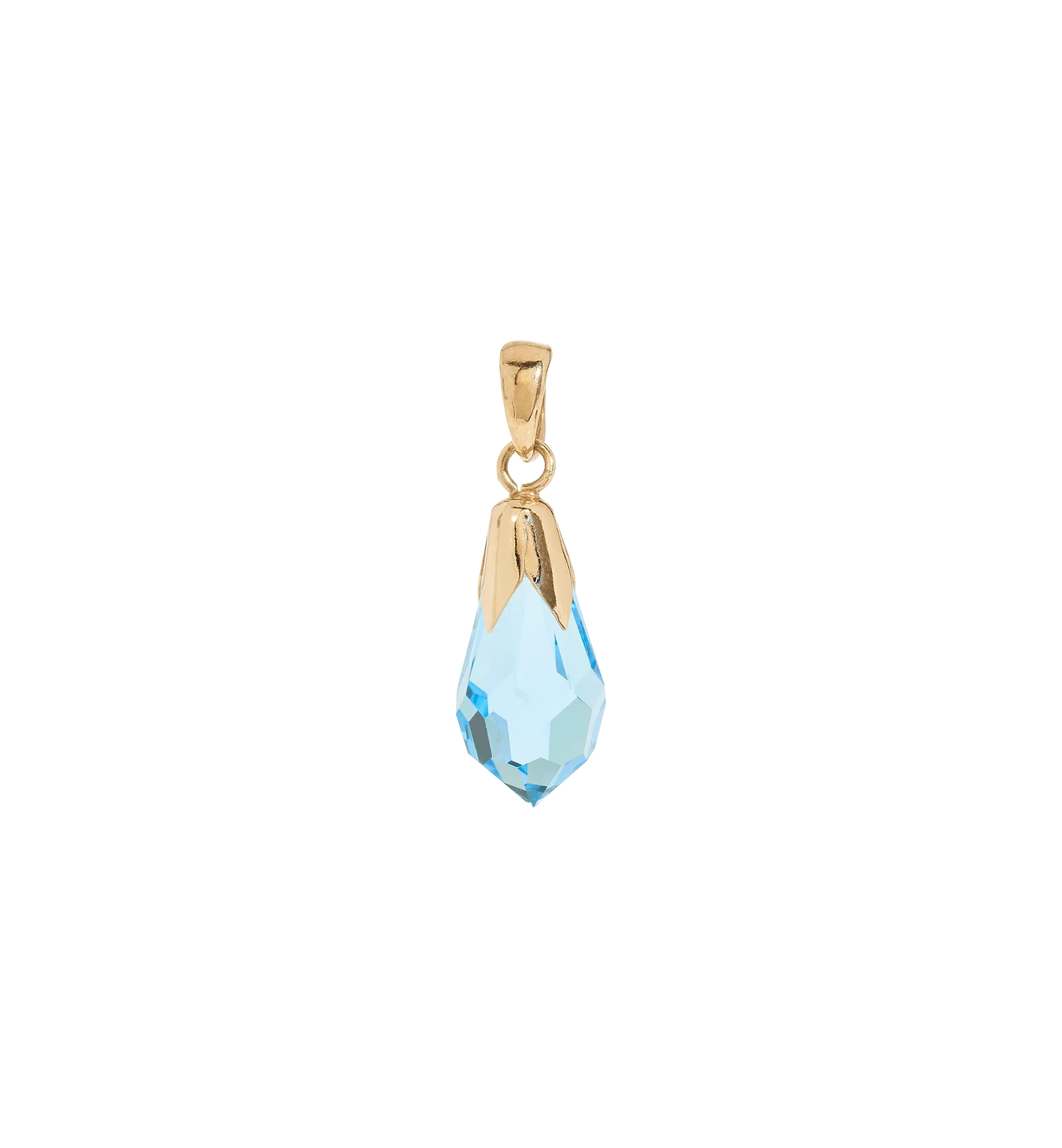 Vintage Topaz Smouldering Ice Charm