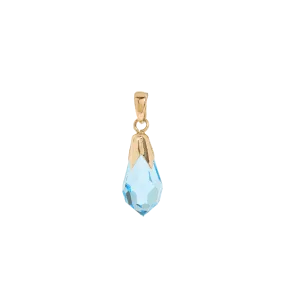 Vintage Topaz Smouldering Ice Charm