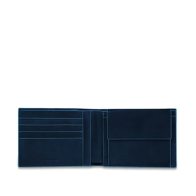 WALLET WITH PURSE Man Blue