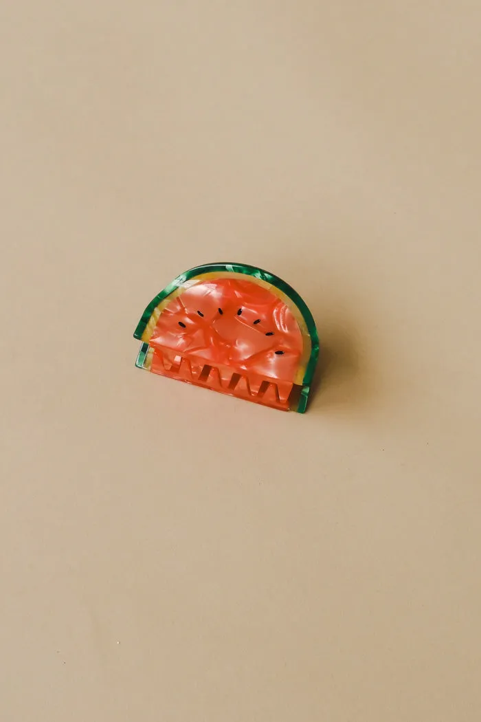 WATERMELON HAIR CLAW