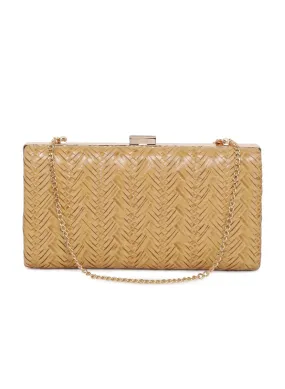 Weaved Textured Clutch